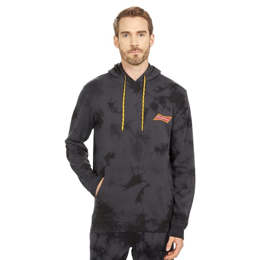 Billabong men’s hoodie /pullover sweater size M GUC gray and black colors..